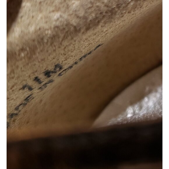 J. Renee Metallic Reptile Print Pointy Toe Flat Slip On Shoe Size 11 EUC - Picture 10 of 10